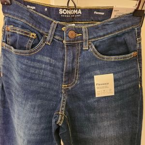 NWT Sonoma Girls Medium Wash Size 8 Jeans